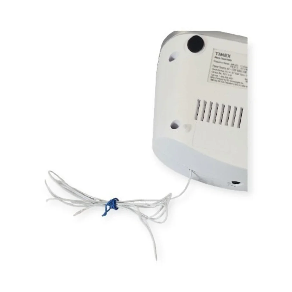Timex T231Y Snooze/Sleep Display Dimmer‎ Alarm Clock Radio In White
